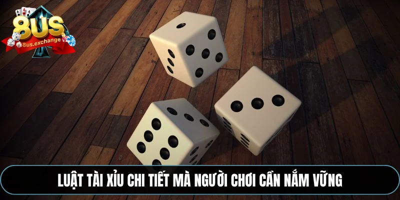 Luật tài xỉu 8US – Cách chơi từ cơ bản đến nâng cao 3 Luật tài xỉu chi tiết mà người chơi cần nắm vững